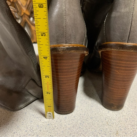 Boutique 9 BTCharissa gray leather knee boots - Picture 8 of 12